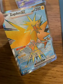 N-MINT! Zapdos ex (192/165) S&V 151 Full Art Ultra Rare Pokemon Card! FAST P&P! - Image 3