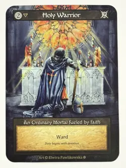Holy Warrior Ordinary Gothic Earth NM Sorcery: Contested Realm - Image 1