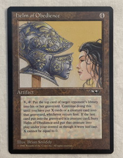 1x Helm of Obedience Alliances MTG Magic The Gathering LP - Image 1
