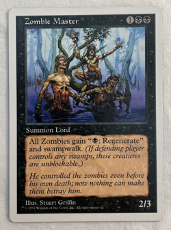 1x Zombie Master 5th Edition MTG Magic the Gathering NM - Image 1
