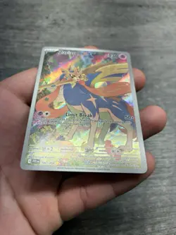 Zacian 100/094 Illustration Rare Pokemon Phantasmal Flames IR - Image 3