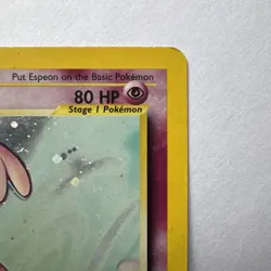 Pokemon TCG Espeon Neo Discovery 1/75 Holo Rare Vintage 2001 MP - Image 4