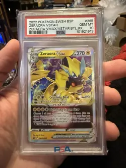 *Low Pop* Zeraora VSTAR 2022 Pokemon Battle Box Promo SWSH265 PSA 10 Gem Mint - Image 1