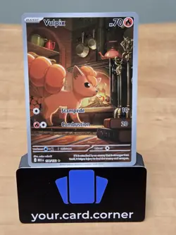 Pokemon 2025 Mega Evolution Vulpix #138/132 Illustration Rare - Image 1