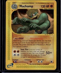 Machamp 51/165 - Expedition Rare E Series Pokemon TCG Card NM - Image 1