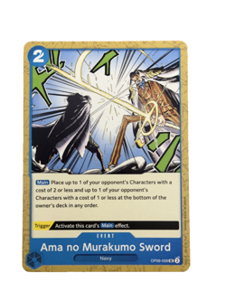 New: One Piece CCG Ama no Murakumo Sword OP06-056 Wings of the Captain Uncommon - Image 1