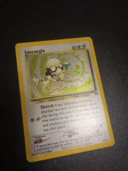 Pokemon TCG Neo Discovery Smeargle 11/75 Holo Unlimited Rare Card - Image 1