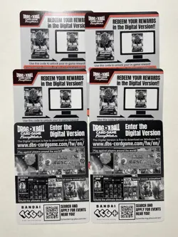 110 Dragon Ball Super Fusion World Digital Code Card Lot SB01 FB06 FB07 FB08 - Image 3