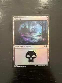 Swamp Foil 271 X10X NM/M Wilds of Eldraine WOE Magic the Gathering MTG - Image 1