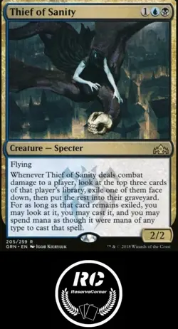 Thief Of Sanity MTG NM GRN Rare Specter Fast Tracked Shipping - Image 1