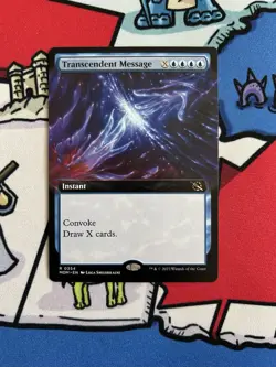 Transcendent Message x1 Mtg Extended Art March of the Machine - Image 1