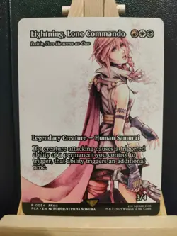 Lightning, Lone Commando / Isshin, Two Heavens as One - Final Fantasy - NM - MTG - Image 1
