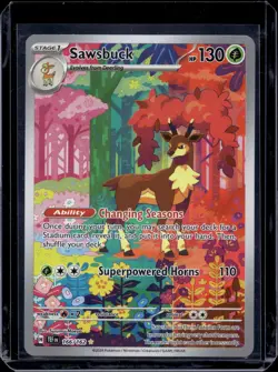 Pokemon SV05: Temporal Forces Sawsbuck 166/162 - Image 1