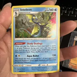 Pokemon TCG Sword & Shield Inteleon Cosmos Holo Promo 58/202 - Image 1