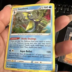 Pokemon TCG Sword & Shield Inteleon Cosmos Holo Promo 58/202 - Image 2