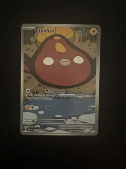 Pokemon Stunfisk 118/086 Sv: White Flare Holo NM NEAR MINT - Image 1