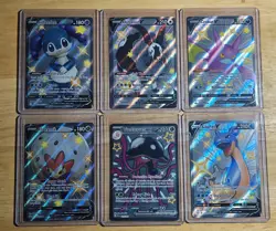Pokemon Full Art Lot 6 Cards Total Near Mint Condition - Image 1