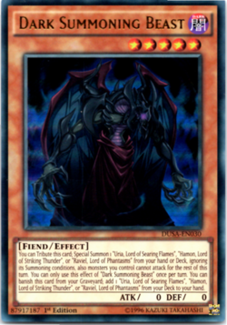 Dark Summoning Beast - DUSA-EN030 - Ultra Rare - 1st Edition - Yugioh - Image 1