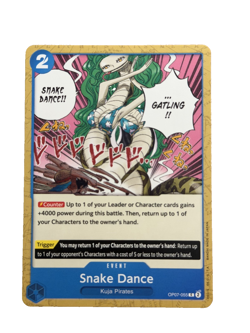 New: One Piece CCG Snake Dance OP07-055 500 Years in the Future Regular Common - Image 1