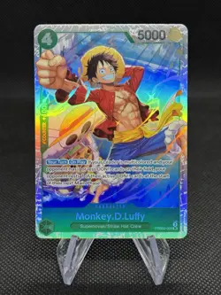 Monkey.D.Luffy - PRB02-005 SR Premium Booster Holo Foil One Piece TCG NM - Image 1