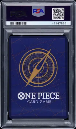 2026 ONE PIECE OP14-THE AZURE SEA'S SEVEN MANGA ALT ART DRACULE MIHAWK PSA 10 - Image 2