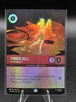 Tinker Bell Fancy Footwork Epic 214/204 Disney Lorcana Whispers In The Well - Image 1