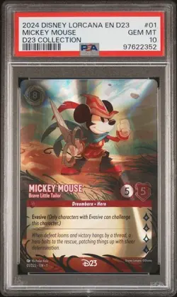 Disney Lorcana D23 Collectors Expo Set - COMPLETE PSA 10 SET - Image 4