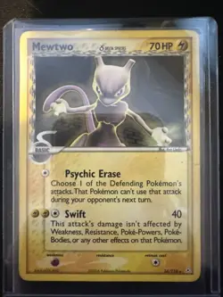 Mewtwo 24/110 - EX Holon Phantoms (Delta Species) Pokemon Card - 2006 - Image 1