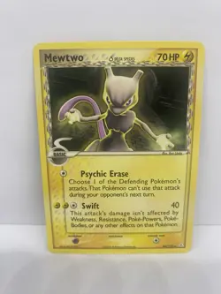 Mewtwo (Delta Species) 24/110 Holon Phantoms Regular Pokemon Trading Card - Image 1