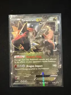 Pokemon TCG Tyrantrum EX Black Star Promos Holo Card XY70 - Image 1