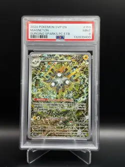 PSA 9 Magneton SVP 159 Surging Sparks Pokemon Center ETB Stamped Promo MINT - Image 1