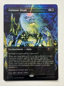 Animate Dead (Rainbow Foil) #2189 Iron Maiden: Album Art (Secret Lair Drop) - Image 1