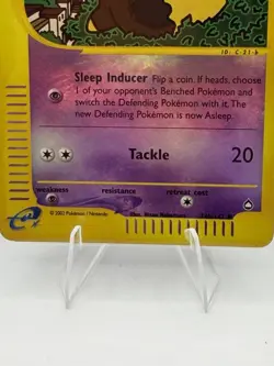 Pokemon Drowzee 50 HP Reverse Holo Common Card Aquapolis 074A/147 English - Image 2