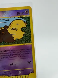 Pokemon Drowzee 50 HP Reverse Holo Common Card Aquapolis 074A/147 English - Image 3