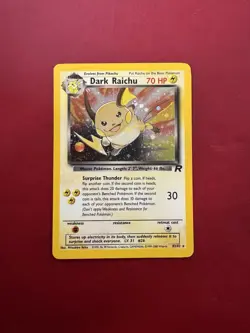 Dark Raichu 83/82 Holo Secret Rare Team Rocket Pokemon Card NM - Image 1