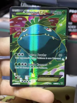 Venusaur EX 141/146 XY Base Set 2014 Full Art Holo Pokemon Card TCG - Image 3