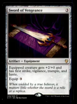 Sword of Vengeance LP Light Play Commander 2017 MTG [12480] - Image 1