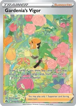 Gardina's Vigor GG61/GG70 - Crown Zenith - Ultra Rare - Pokemon TCG (NM) - Image 1
