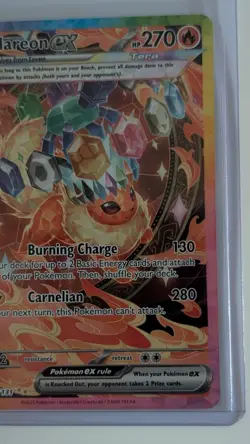 Pokemon Flareon ex 146/131 Prismatic Evolutions Special Illustration Rare NM/M! - Image 4