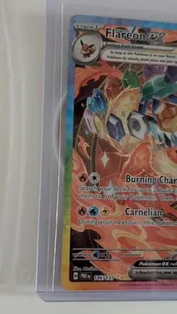 Pokemon Flareon ex 146/131 Prismatic Evolutions Special Illustration Rare NM/M! - Image 5