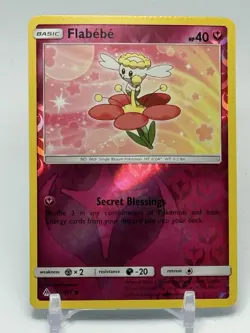 Pokemon TCG Flabebe 84/131 Reverse Holo Common Forbidden Light - Image 1