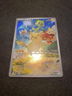Pikachu 027 SVP Pokemon TCG Pokemon Center Stamped Promo Exclusive - Image 2