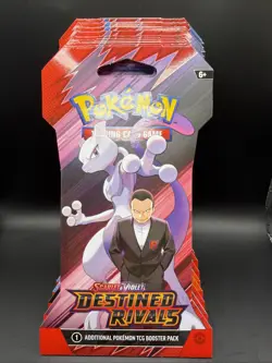 Pokemon TCG Destined Rivals Sleeved Booster Pack Lot of 10 Factory Sealed - Image 1