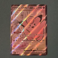 Lillie's Clefairy ex 173/159 Full Art Ultra Rare Holo Pokemon Journey Together - Image 1
