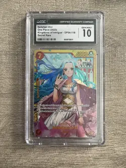 CCG 10 Nefeltari Vivi OP04-118 Secret One Piece Kingdoms Of Intrigue - Image 1