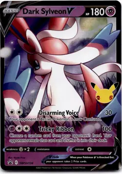 Dark Sylveon V SWSH134 SWSH: Sword & Shield Promo Cards Holo - Image 1