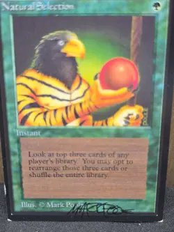 Natural Selection Collectors' Edition Rare SIGNED CARD - Image 3