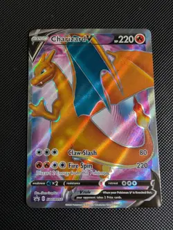 Charizard V SWSH050 Champion's Path ETB Promo Card Near Mint Pack Fresh - Image 1