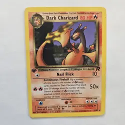 Dark Charizard - 21/82 - Pokemon Team Rocket 1st Edition Rare Card WOTC HP - Image 1