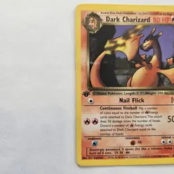 Dark Charizard - 21/82 - Pokemon Team Rocket 1st Edition Rare Card WOTC HP - Image 3